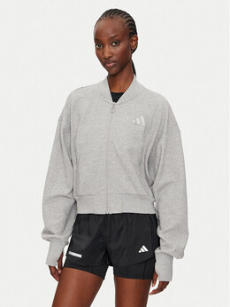 Adidas: Серая толстовка 