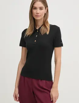 Tommy Hilfiger: Чёрное поло 