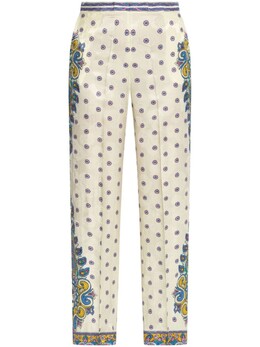 Etro: Белые брюки 