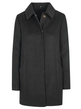 Trussardi jeans: Чёрное пальто 