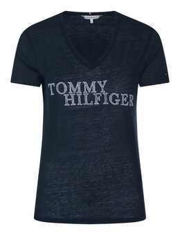 Tommy Hilfiger: Синий топ 