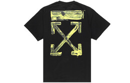 Off-White: Футболка  Acrylic Arrows оверсайз