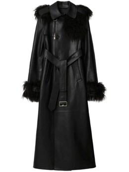 Burberry: Длинный плащ 