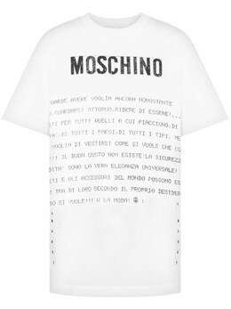 Moschino: Хлопковая футболка 