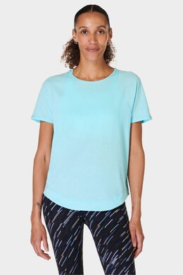Sweaty Betty: Синяя футболка 