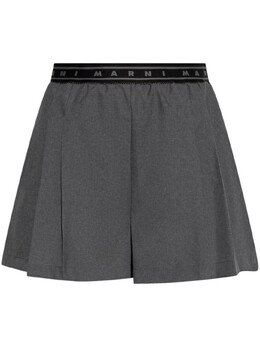 Marni: Серые шорты 