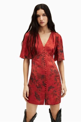 Allsaints: Красное платье  All Saints