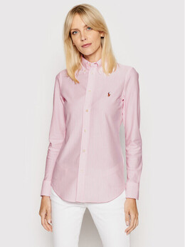 Polo Ralph Lauren: Розовая рубашка 