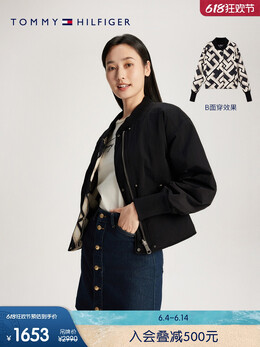 Tommy Hilfiger: Чёрная куртка 