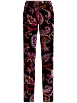 Etro: Бархатные брюки 