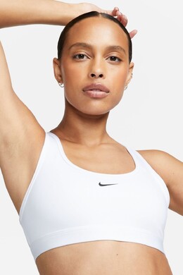 Nike: Белый бюстгальтер 