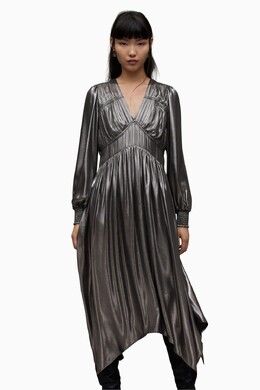 Allsaints: Серое платье  All Saints