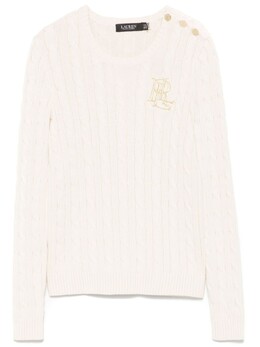 Lauren Ralph Lauren: Белый свитер 