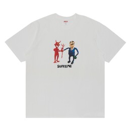 Supreme: Белая футболка 