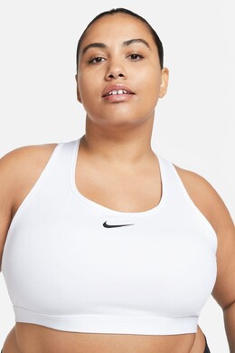Nike: Белый бюстгальтер 