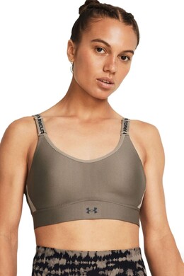 Under Armour: Коричневый бюстгальтер 