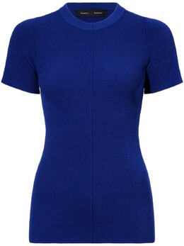 Proenza Schouler: Синяя футболка 