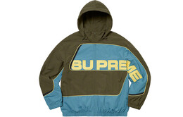 Supreme: Бежевая куртка 
