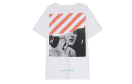 Off-White: Белая футболка 