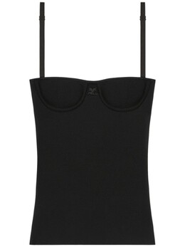 Courreges: Чёрный топ 