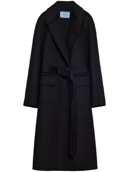 Prada: Однобортное пальто 