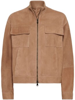 Brunello Cucinelli: Коричневая куртка 