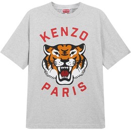 Kenzo: Синяя футболка 