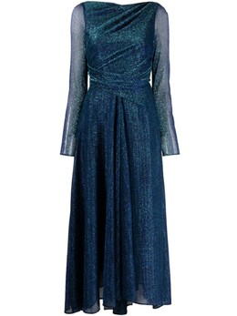 Talbot Runhof: Драпированное платье 