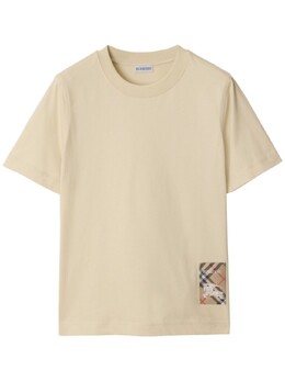 Burberry: Футболка в клетку 