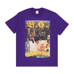 Supreme: Фиолетовая футболка 