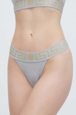 Versace: Серые трусы 