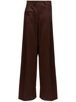 MM6 Maison Margiela: Коричневые брюки 