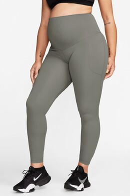Nike: Зелёные легинсы 