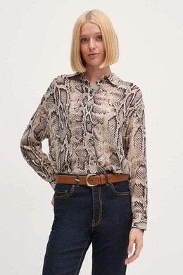 Sisley: Бежевая рубашка 