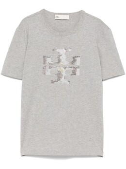 Tory Burch: Футболка со стразами 