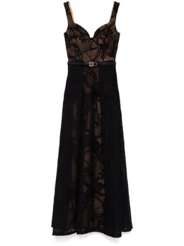 Elie Saab: Платье с вышивкой 