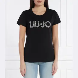 LIU JO: Чёрная футболка 