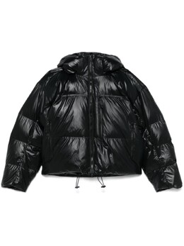 Adidas By Stella Mccartney: Чёрный пуховик 