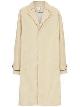 MM6 Maison Margiela: Однобортное пальто 