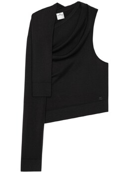 Courreges: Трикотажный топ 