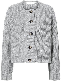 Proenza Schouler White Label: Серый кардиган 