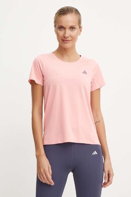 adidas Performance: Розовая футболка 