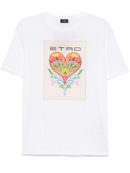 Etro: Белая футболка 