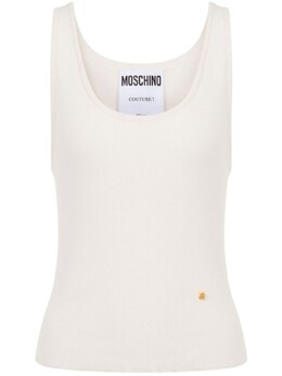 Moschino: Белый топ 