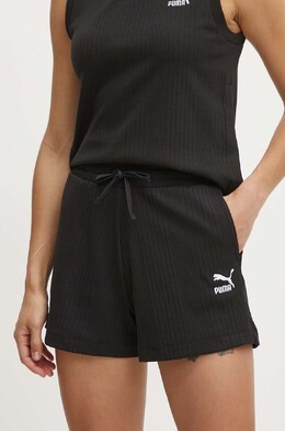 PUMA: Чёрные шорты 