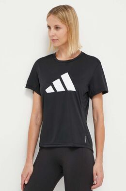 adidas Performance: Чёрная футболка 