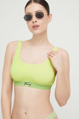 Tommy Jeans: Зелёный купальник 