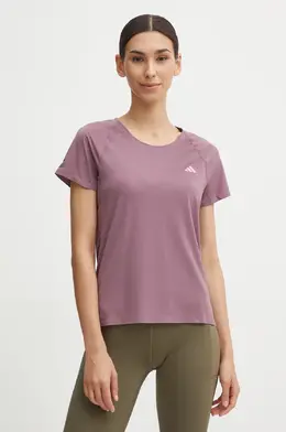 adidas Performance: Фиолетовая футболка 