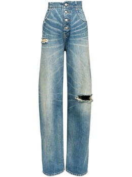 MM6 Maison Margiela: Прямые джинсы 