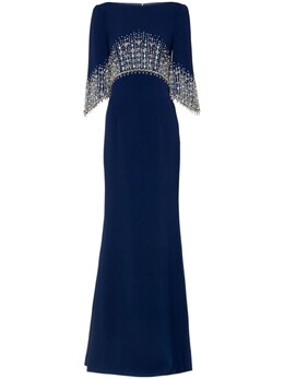 Jenny Packham: Синее платье 